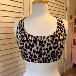 Victorias Secret Leopard print sports bra Sz LG
